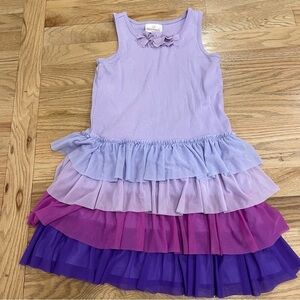 Hanna Andersson Lavender and Violet Layered Dress